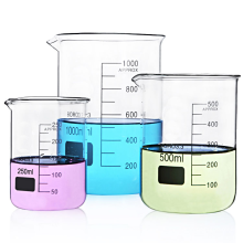 Borosilicate Pyrex Glass Graduated Beakers 20ml 50ml 100ml 250ml 500ml 1000ml 2000ml 3000ml Laboratory measuring beakers